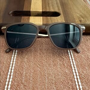 Warby Parker Dark Brown Sunglasses with Black Lenses